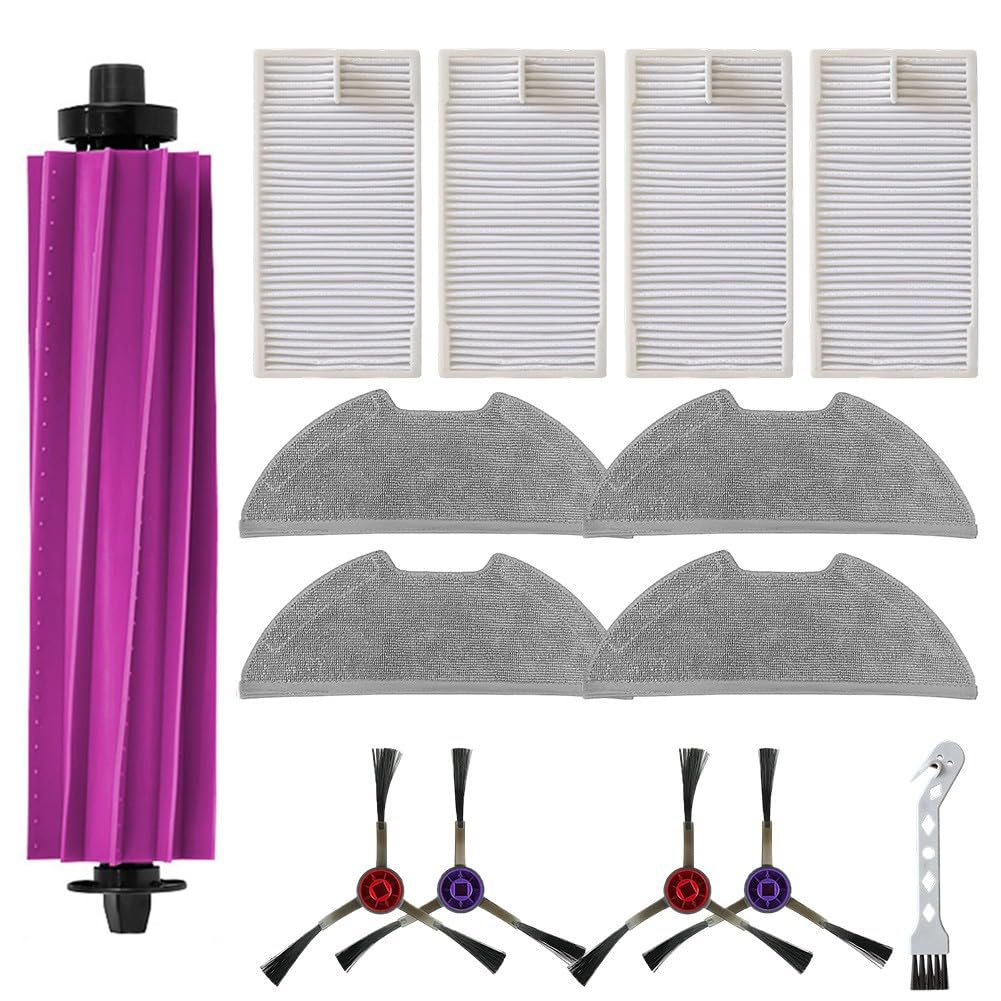FABULETTA Juego de accesorios para robot aspirador Eureka E20 Plus: filtro de cepillo, almohadilla de limpieza, artículos para el hogar, accesorios de limpieza, piezas de aspiradora en stock
