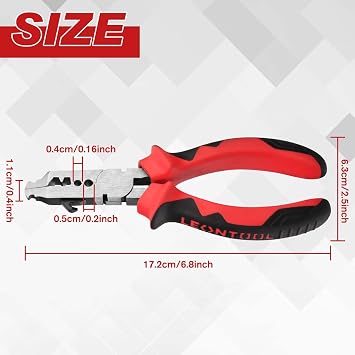 Archery Nocking Point Pliers D Loop String Clamp, TPR Handle
