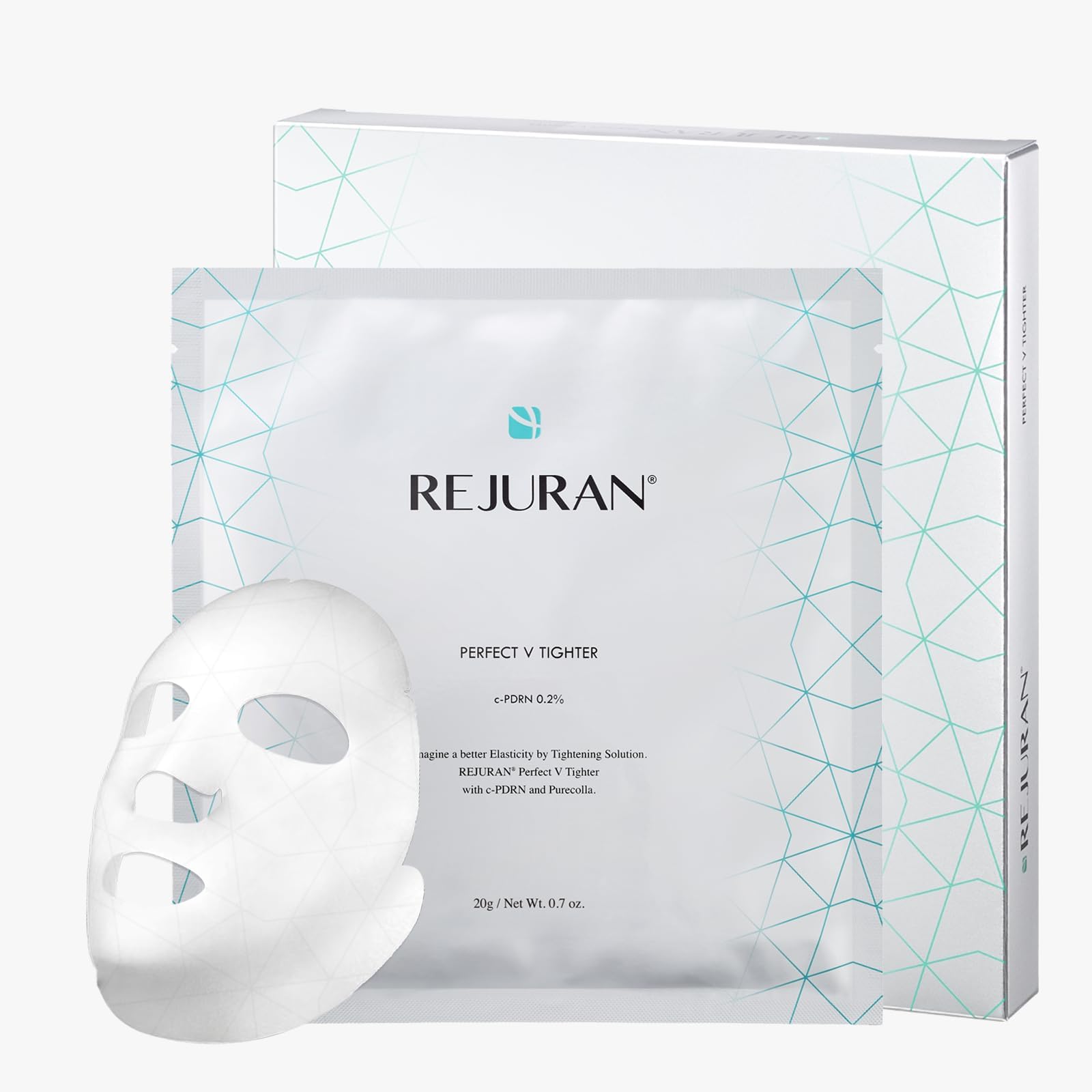 Amazon.co.jp: 【公式】REJURAN パーフェクトVタイターマスク(20g×4枚