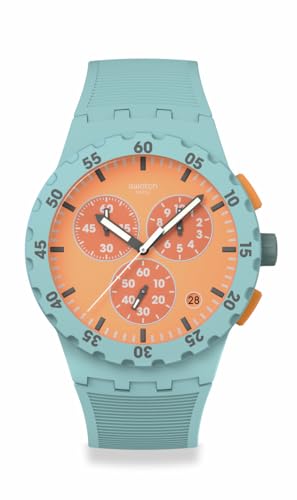 Swatch Chrono 42 Unisex Watch Dress Stainless...