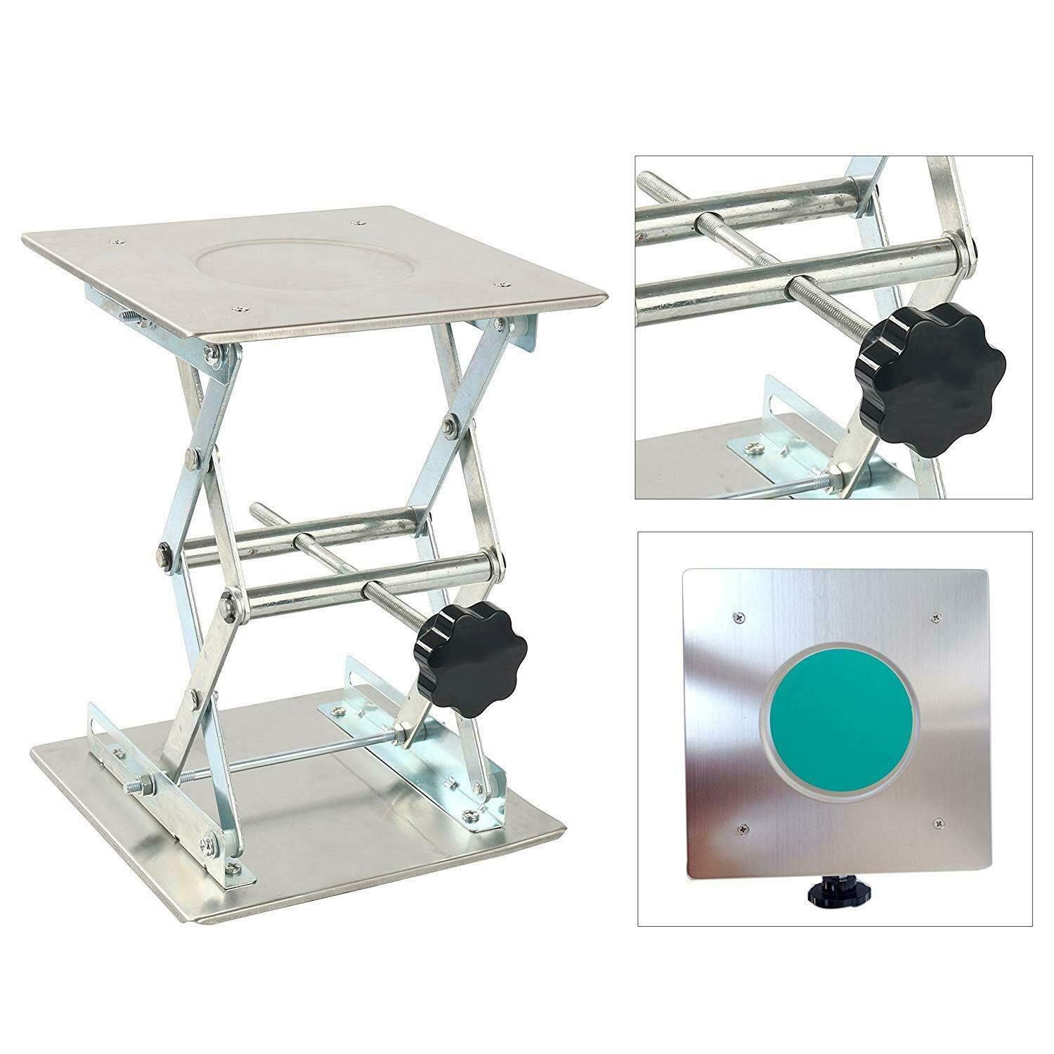 FreeTec Edukacyjne stoliki podnoszone platformy laboratorium podnośnik nożycowy platforma stojąca LAB (20 cm x 20 cm)