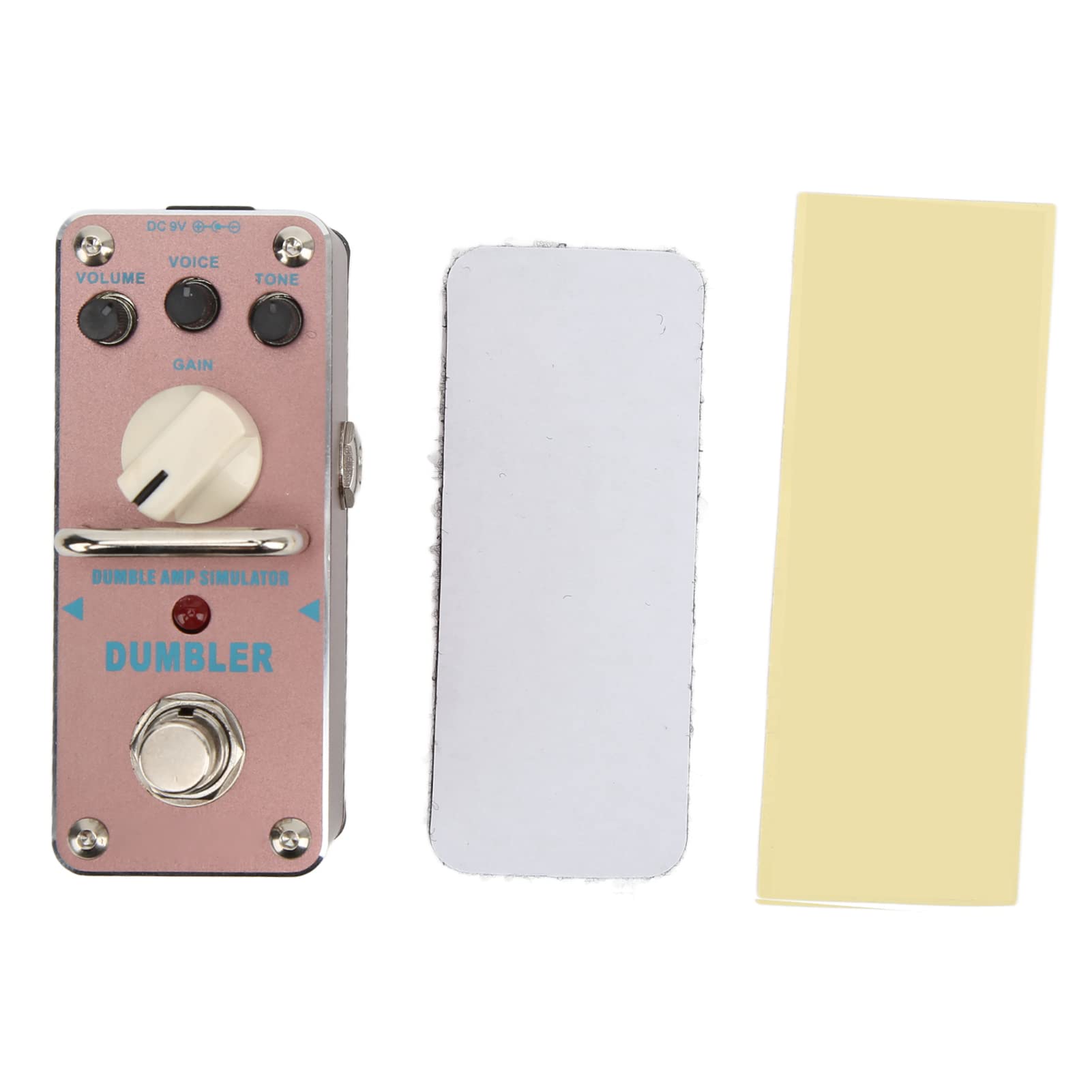 Sonew Pedale Effetto per Chitarra DUMBLER Distorsione Analogica True Bypass a Bassa Perdita per Musicisti, Uso Esterno, Design Compatto