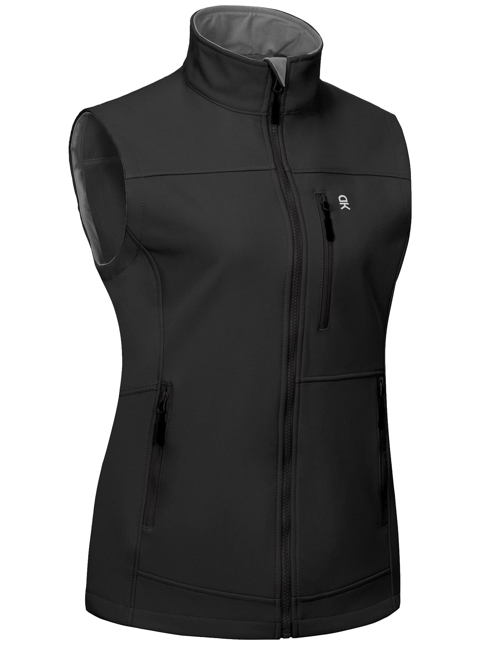 Little Donkey Andy Gilet pour femme - Imperméable - Softshell - Sans manches - Coupe-vent - Chaud et respirant - Gilet polaire pour la course, la randonnée, le golf