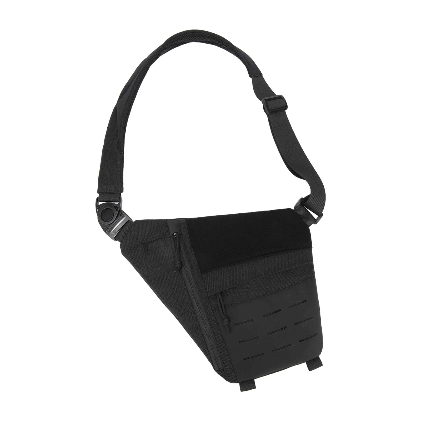 Fashion My Day Men's Chest Bag Chest Pack Daypack for Outdoor Sports Motorcycle Backpacking All Black-image-29
