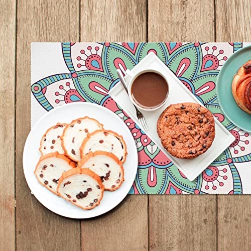 Set de table champêtre floral pour sublimer vos dîners sur une table protégée