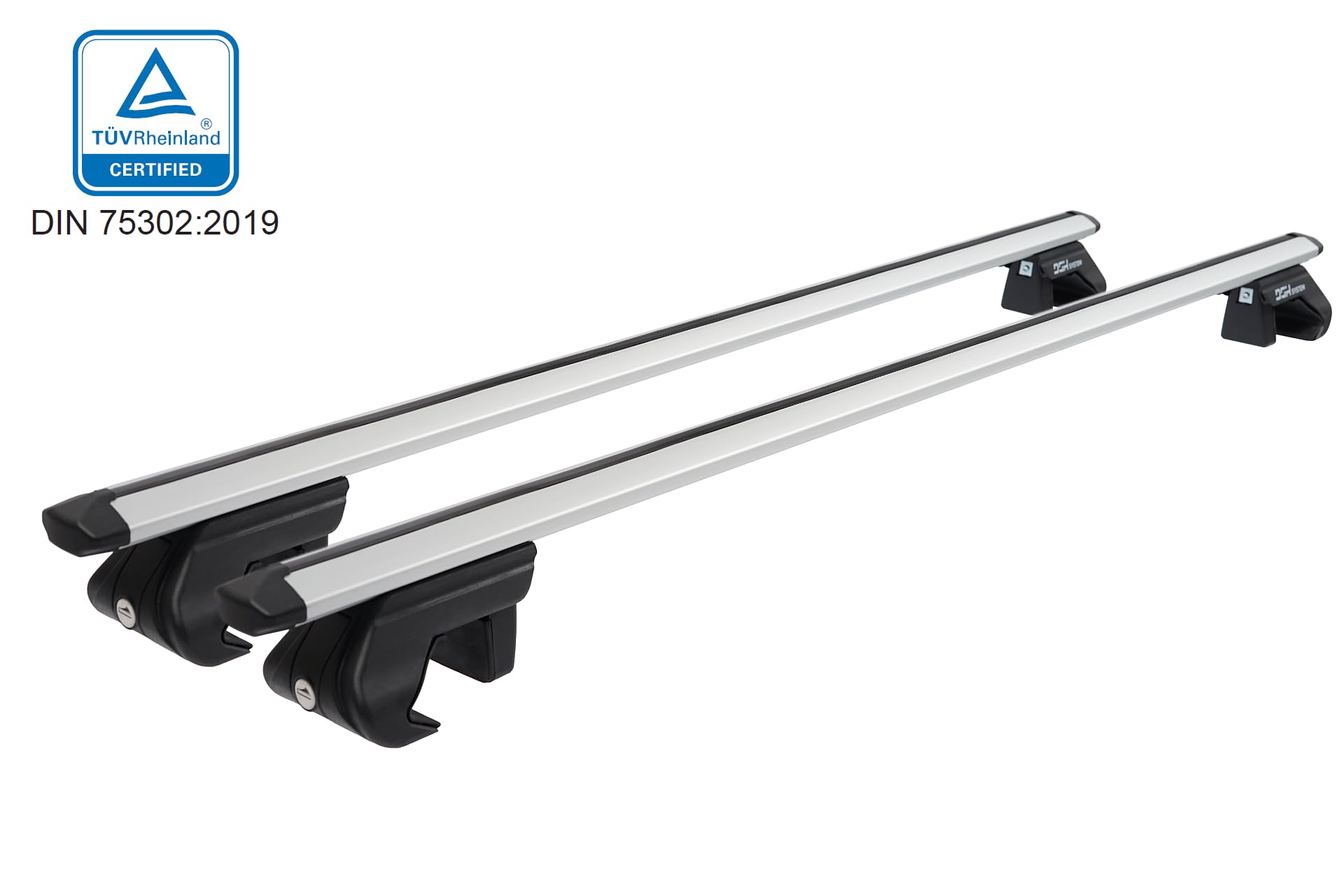 Bacas Barras de Techo RIELES Compatible con Volkswagen Touran I 1T Monovolumen 5-Puertas 2010-2014 MAX 90 kg 135 cm Aluminio