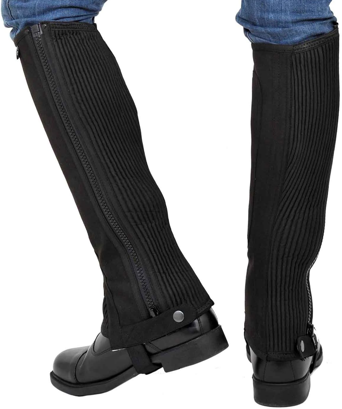 Riders Trend Amara Damen Chaps - Kniehohe Reithosen Aus Velourslederimitat