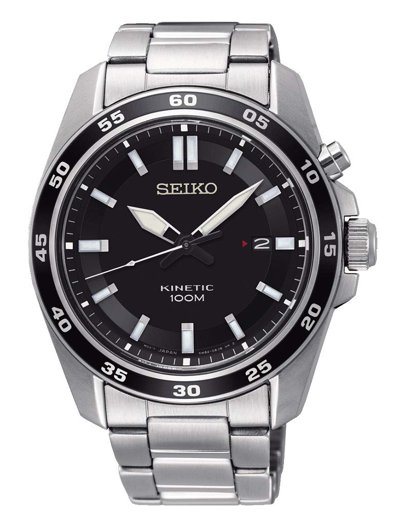SeikoSeiko Herren-Uhr Kinetik Edelstahl mit Edelstahlband