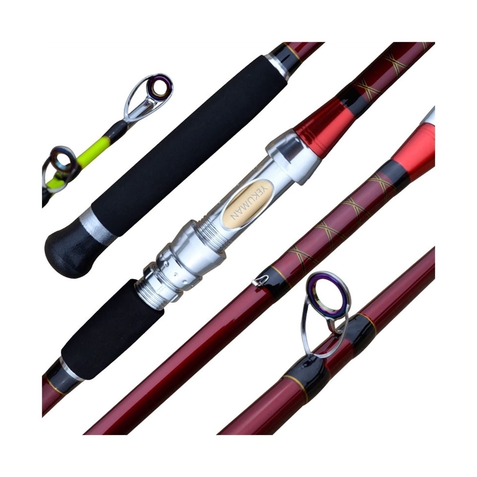 Best Trolling Fishing Rods – ENGENDER Fishing Rod Portable Travel Fishing Rod, 1.8-2.7m ...
