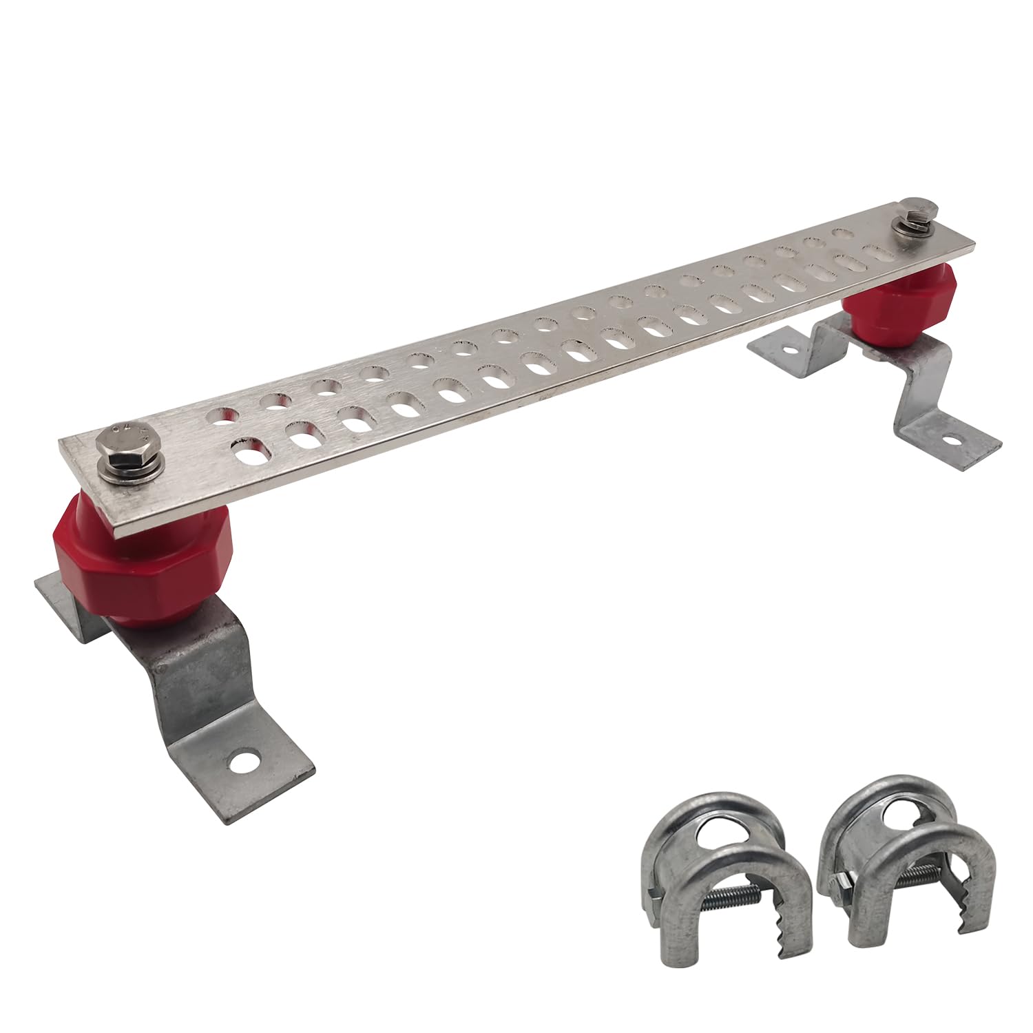 Buy MOKIKUBA Copper Ground Bus Bar,Tin Plated Copper Ground Bar Kit 16