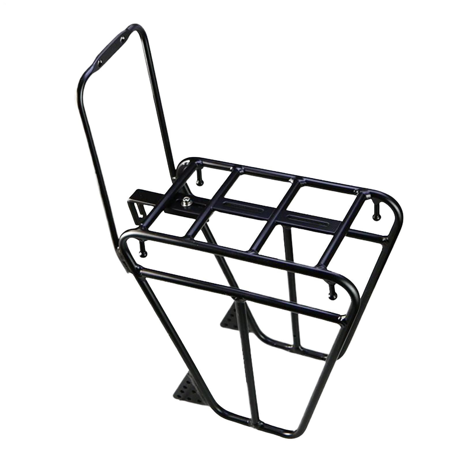 Portapacchi Anteriore per Mountain Bike Ciclismo Forniture Attrezzatura | Portapacchi In Lega Di Alluminio Per Bici per Campeggio Pesca Sport Fitness Bagagli Famiglia Ciclismo Outdoor