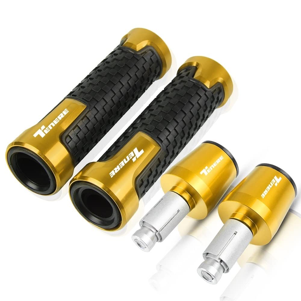 Poignée Yamaha TENERE 700 et 900 embouts de guidon CNC or