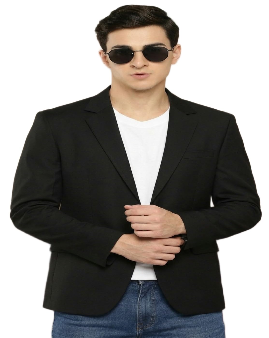 perfect productions Mens Black Blazer,Mens Black Blazer Formal-picture-31