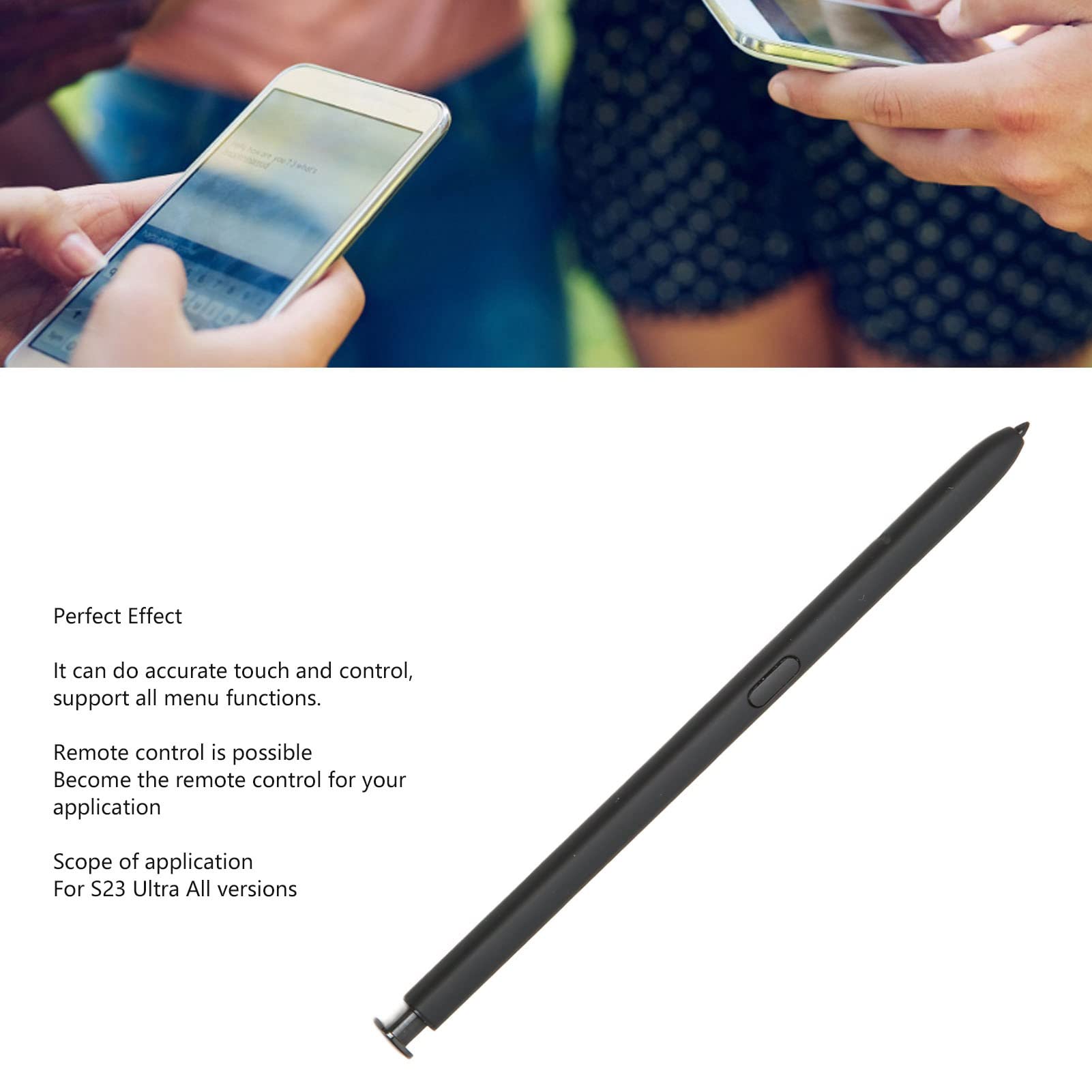 S Pen do S23 Ultra, Zamiennik Rysika z 5 Wkładami do Samsunga S23 Ultra (Zielony)