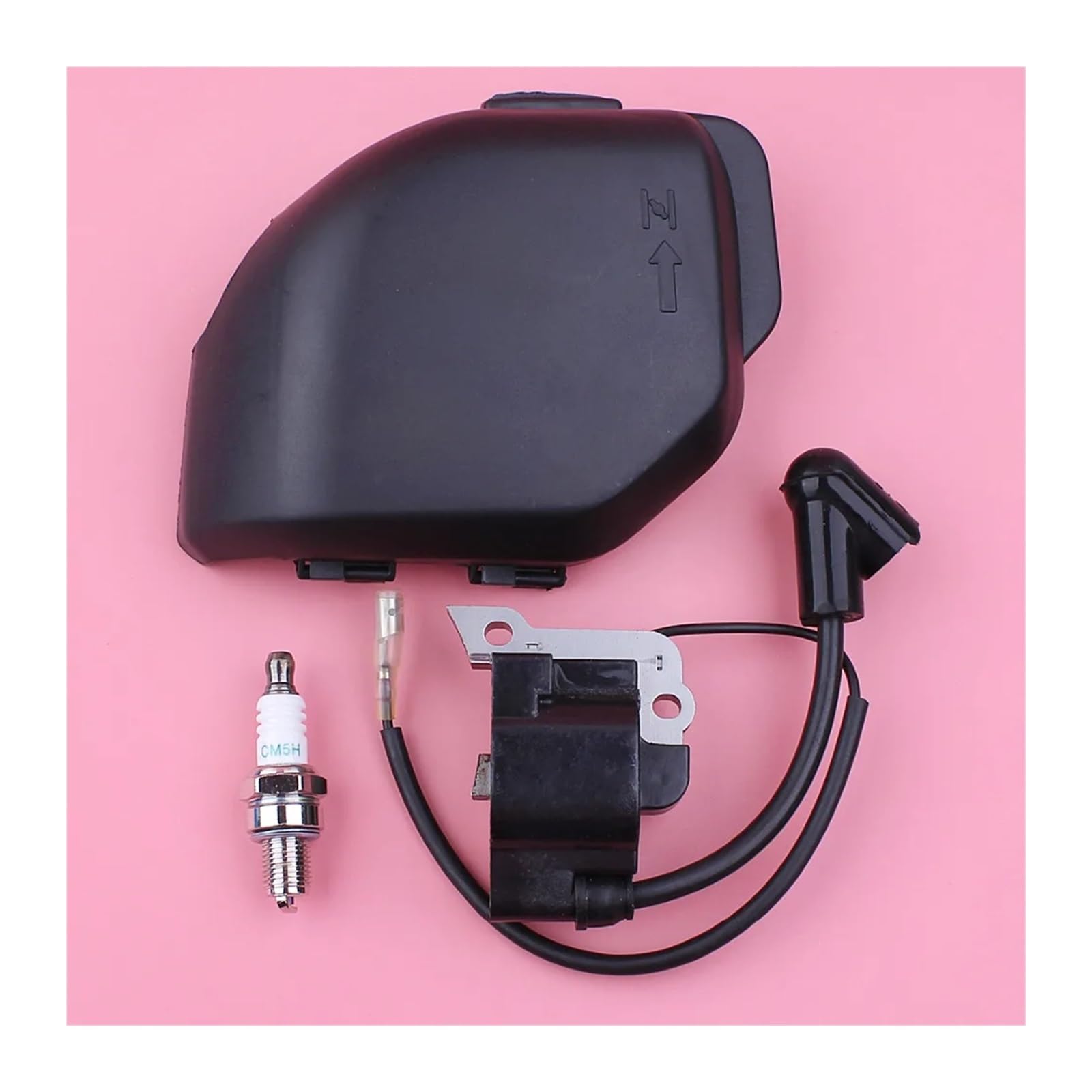 Kit de Repuesto de Filtro de Aire, Bobina de Encendido y bujía for soplador de cortacésped GX25 GX-25.