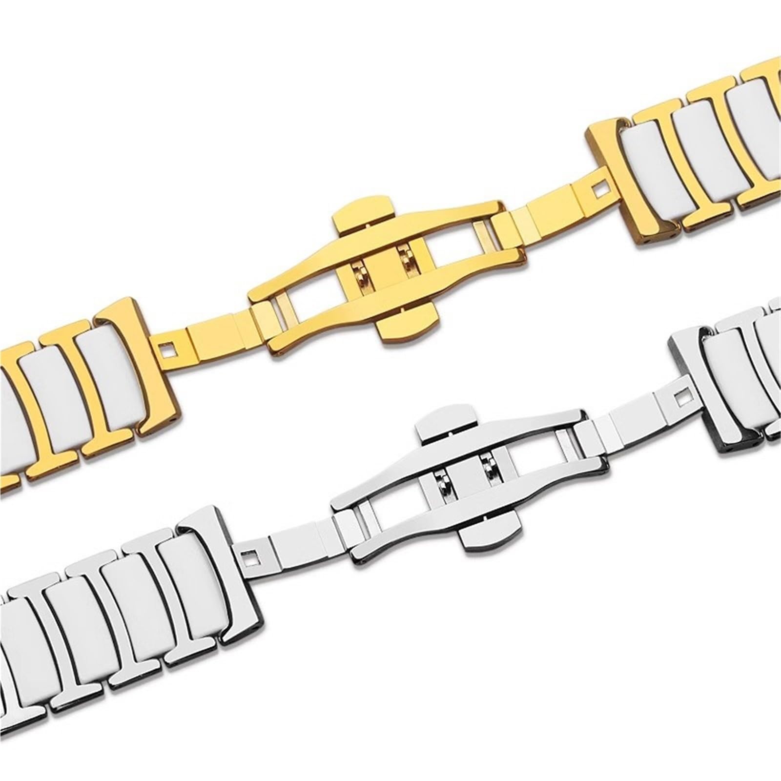 Bracelet en céramique compatible avec les montres connectées et à quartz