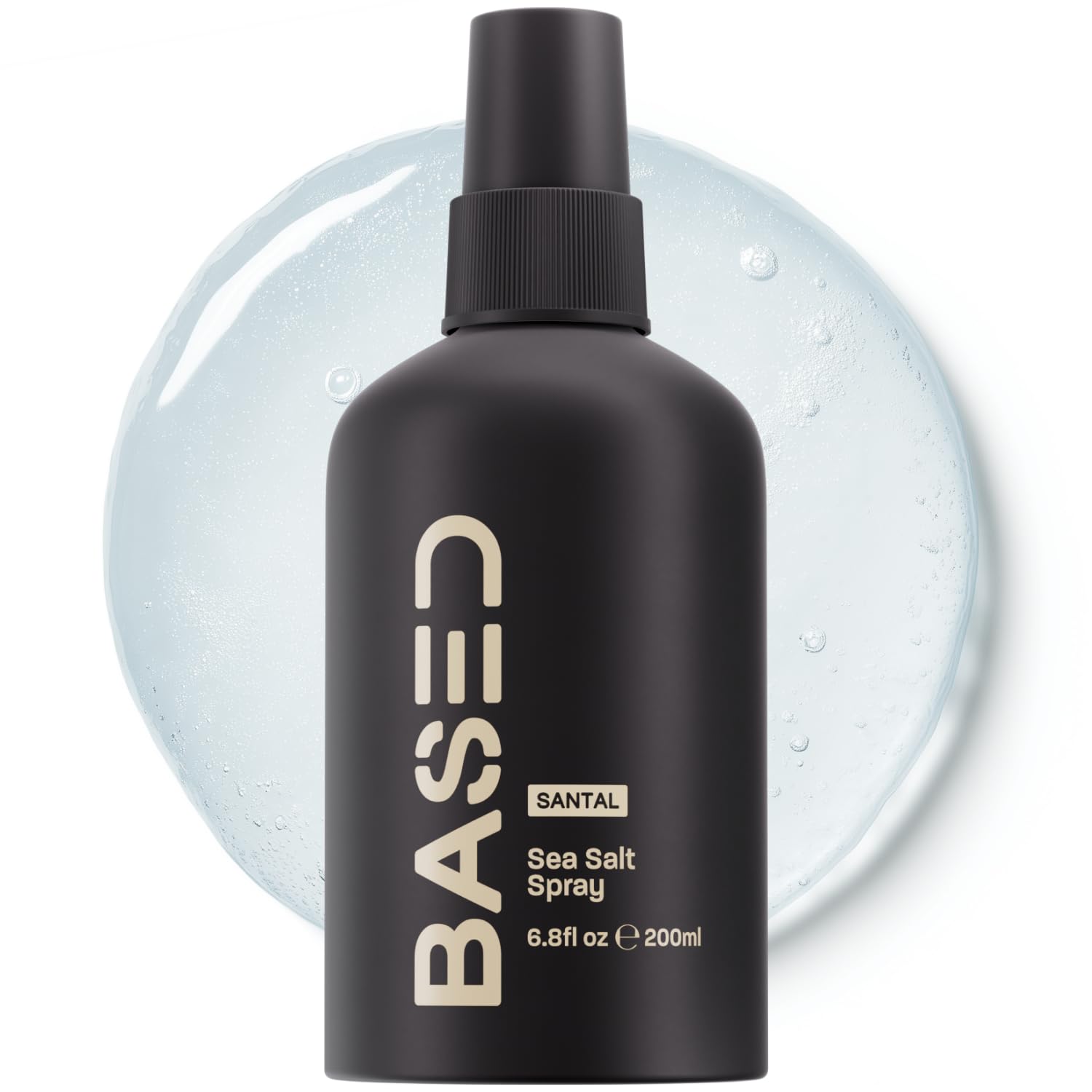 Based Bodyworks Sea Salt Spray, Natural Finish Sea Salt Spray for Hair, Volumizes & Texturizes, Infused with Kelp & Vitamin B5, Light & Non-Greasy, Paraben, Sulfate, Phthalate Free, 6 oz