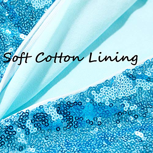 Cilucu Newborn Baby Romper Sequin Short Sleeve Infant Girl Birthday Outfits Sets4