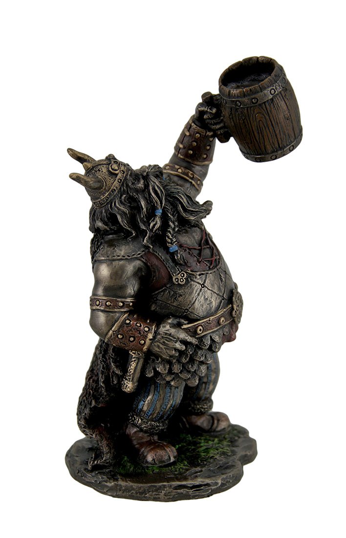Veronese Design Figurine Guerrier Viking Toasting The Dead