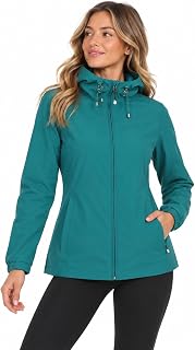 Blu Apparel Wasserdichte Regenjacke mit Kapuze für Damen