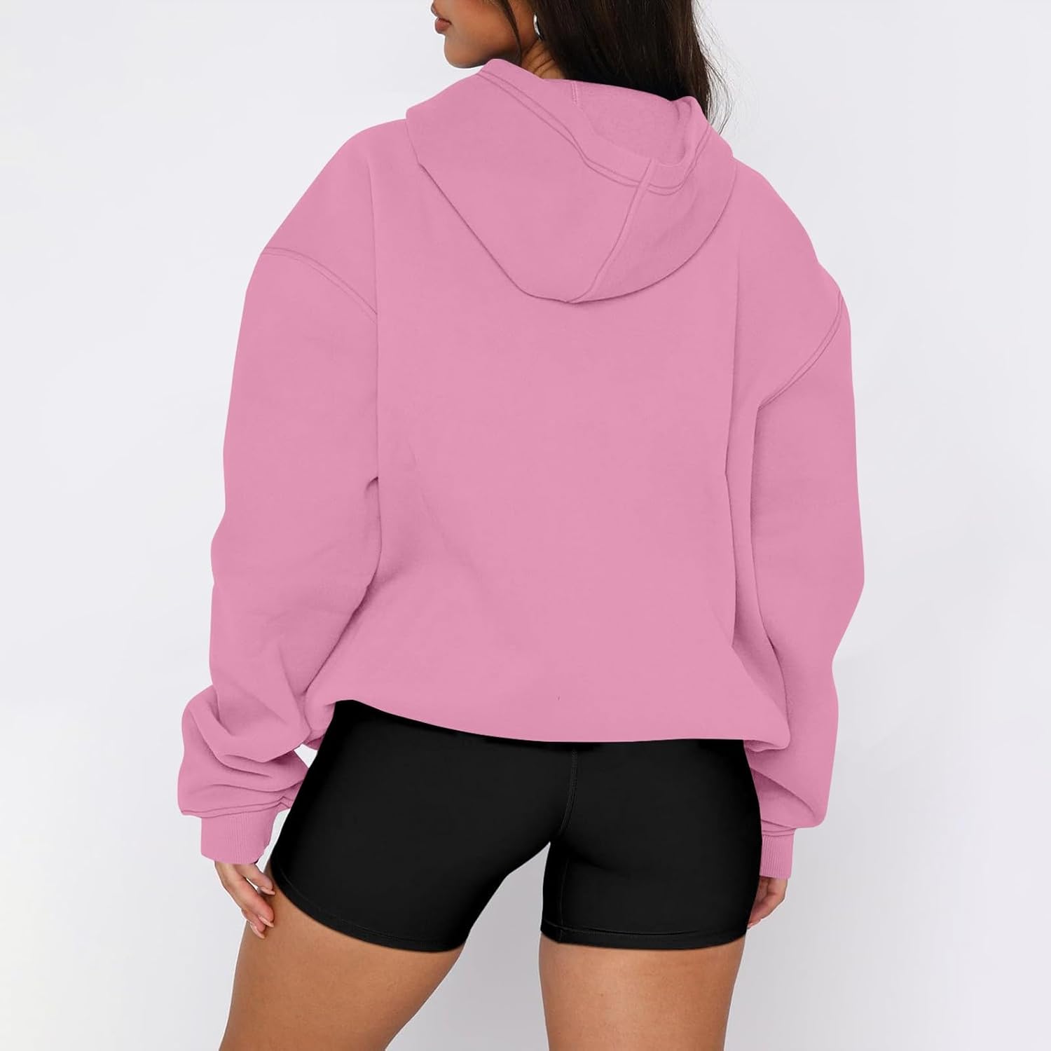 Oversized Hoodies for Women Pullover Fall Loose Comfort Fleece Hoodie Cozy Plain Hooded Sweatshirt Cute Sweat Shirts - Image 5