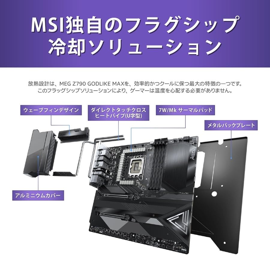 Amazon.co.jp: MSI MEG Z790 GODLIKE MAX intel LGA1700 第12・13・14
