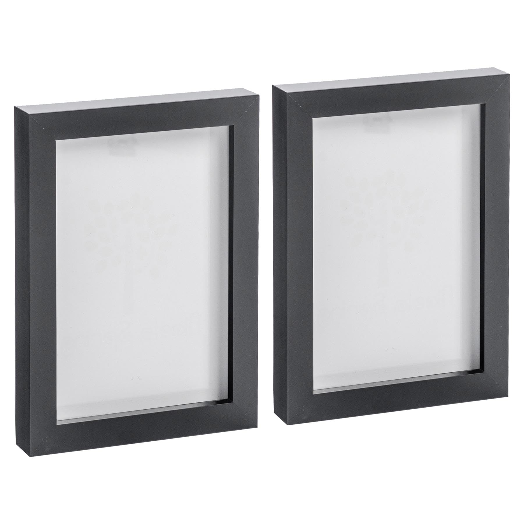 Nicola Spring Photo Frames - 5" x 7" - Pack of 2 - Black