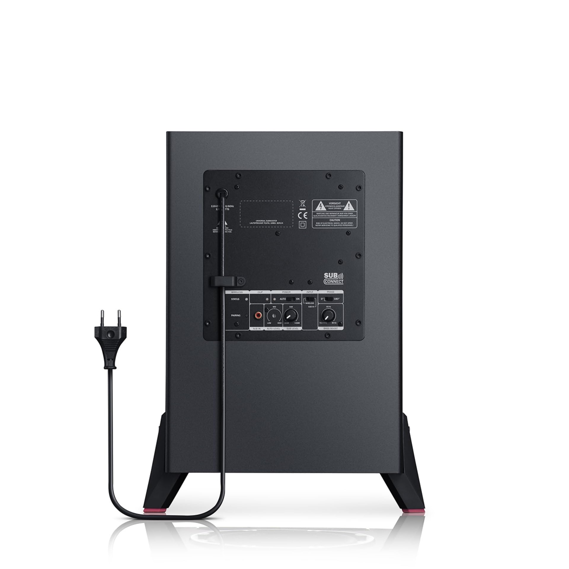 Teufel ULTIMA 20 Surround 5.1-Set, Sistema Altoparlanti HiFi con Subwoofer Frontfire o Downfire, Bass reflex, Home Theater, Nero