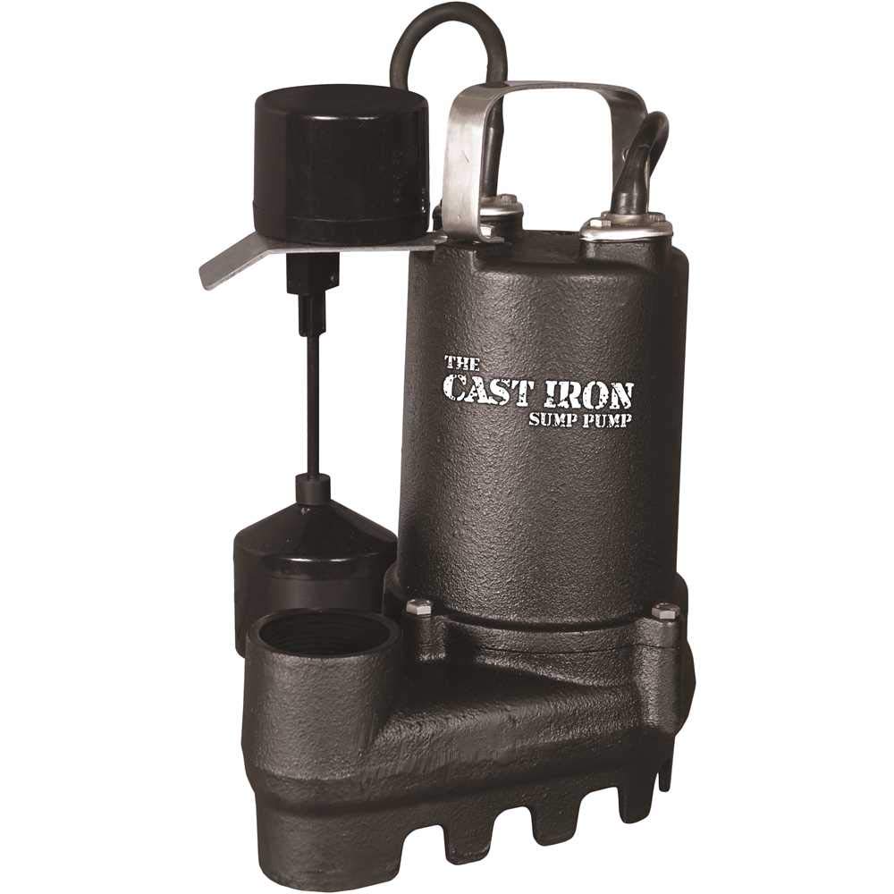 CIS-33V 1/3 HP Cast Iron Submersible Sump/Effluent Pump with Vertical Float Switch