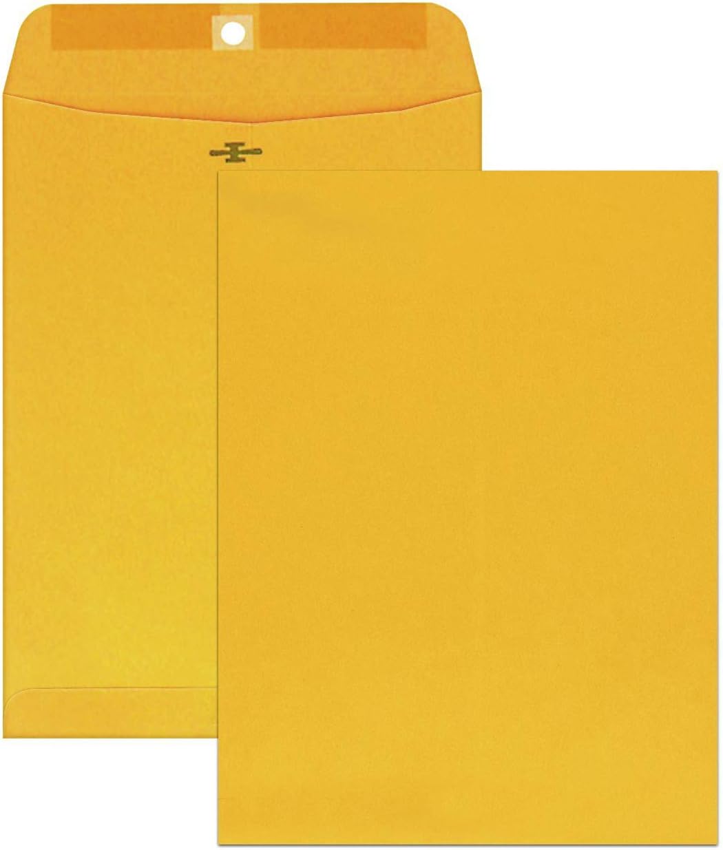 Mead Catalog Mailing Envelope with Clasp, 10" x 13", Brown