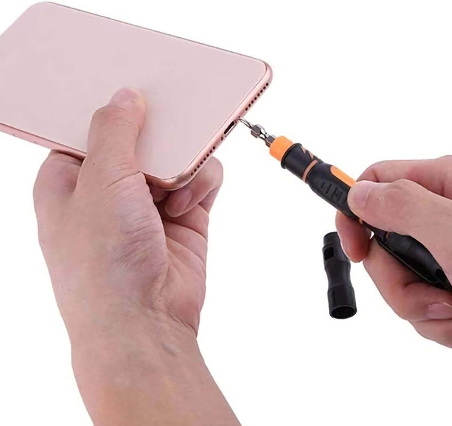 Portable Pocket Pen Screwdriver Set - Precision Screw Driver Multi-Tool Set with Philips and Flat Head Double Ended Magnetic Bits
