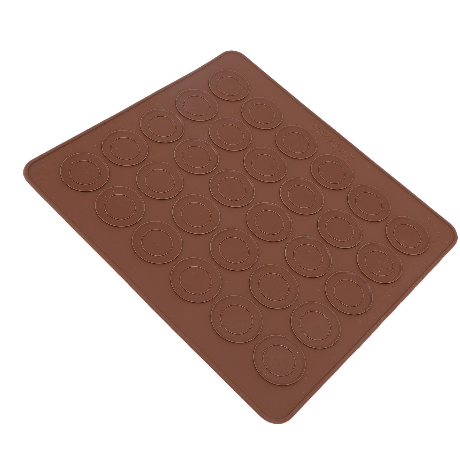 Mat macaron en silicone grande capacité à pâtisserie sans bâton 10 feuilles de boulangerie de macaron ronde pour la cuisson de macaron familiale