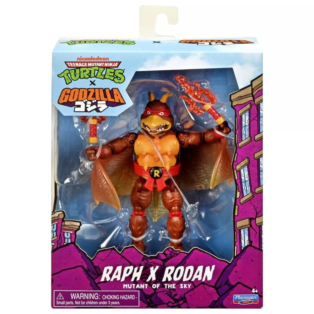 Teenage Mutant Ninja Turtles TMNT x Godzilla Figure Asst