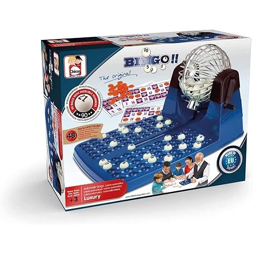 Immagine del prodotto Chicos - Tombola Classica 48 cartelle | Gioco Tombola per bambini e adulti | Tombola Bingo (20805)