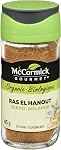 McCormick Gourmet, Premium quality Natural Herbs & Spices, Organic Ras El Hanout Moroccan Seasoning, 45g