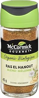 McCormick Gourmet, Premium quality Natural Herbs & Spices, Organic Ras El Hanout Moroccan Seasoning, 45g
