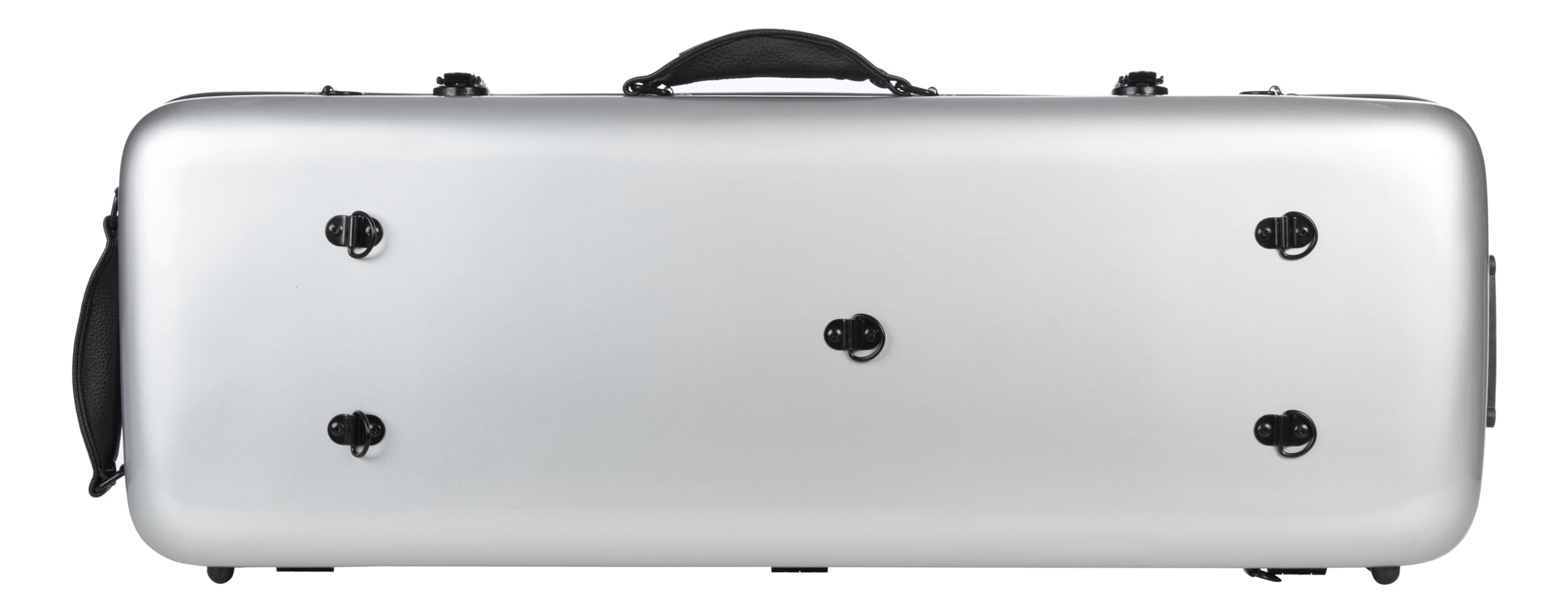Custodia per Viola Fiberglass 38-43 Oblong argento M-case + borsa musicale