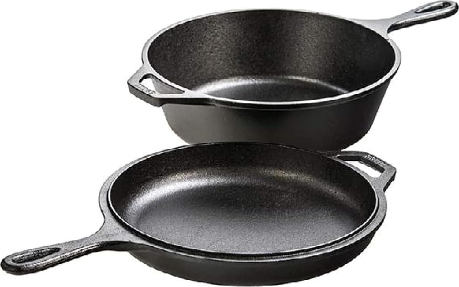 Lodge Cast Iron Combo Cooker, 3.2 Quart Deep Pot & 10.25 Inch Skillet Lid