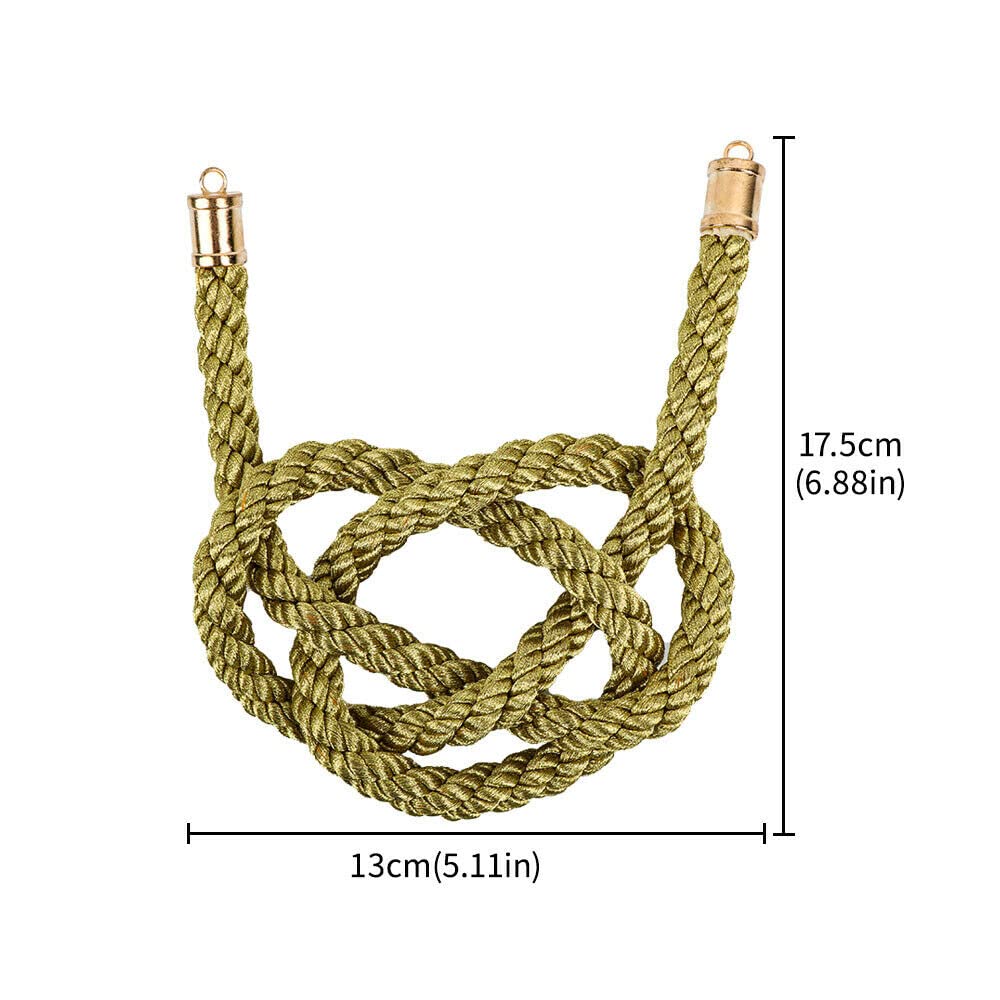 Boat Ropes JDM Style Black Kiku Knot & Silver Kin Tsuna Rope Charm ...