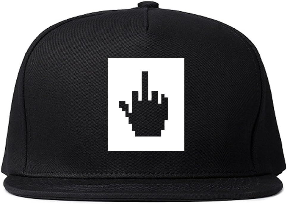 Middle Finger Meme Snapback Hat Cap