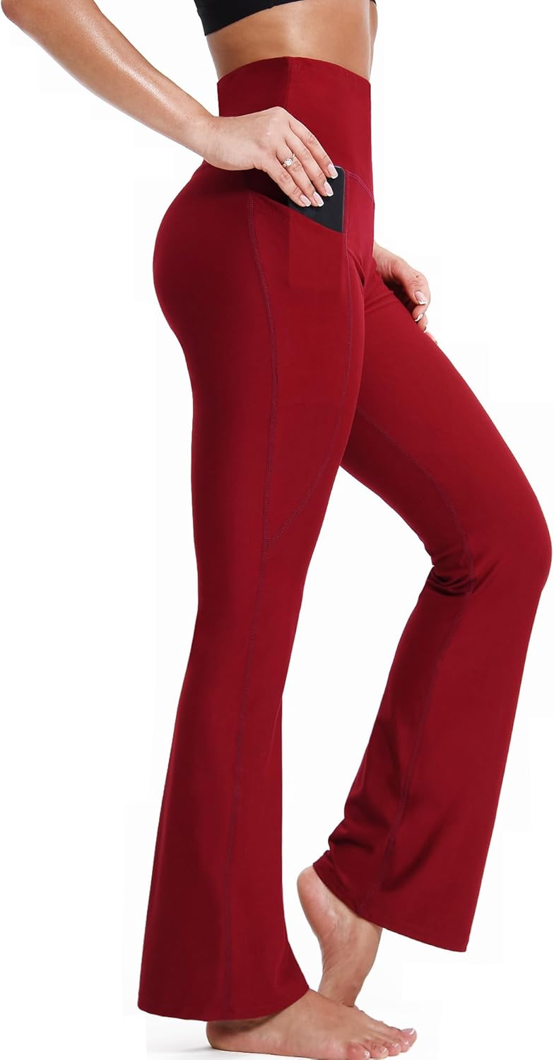 CADMUS High Waisted Yoga Pants Buttery Soft Bootcut Legging