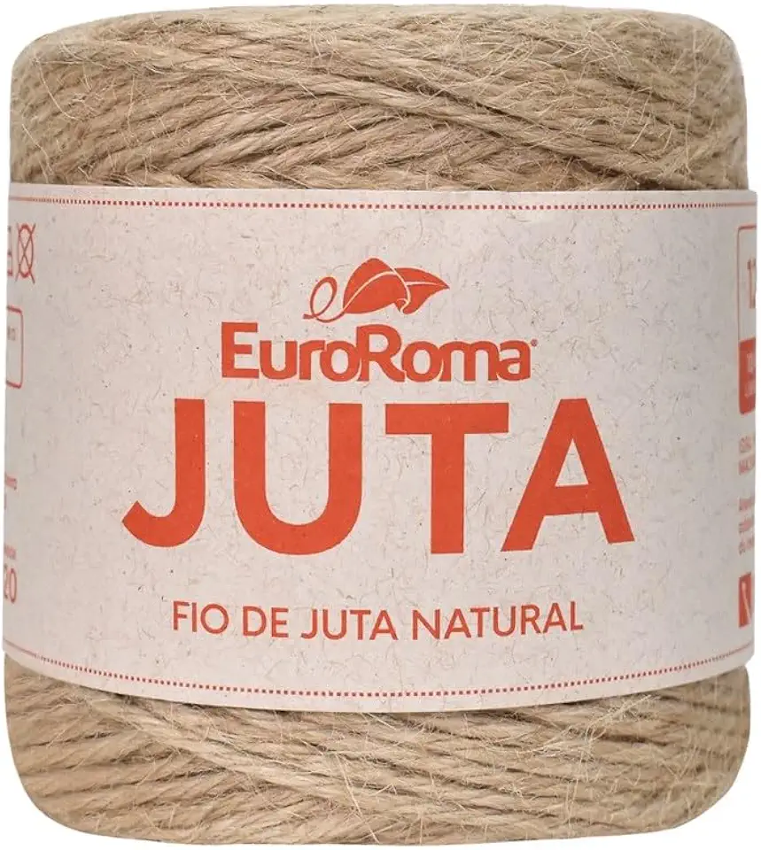 Barbante De Juta Euroroma Com 125 Metros