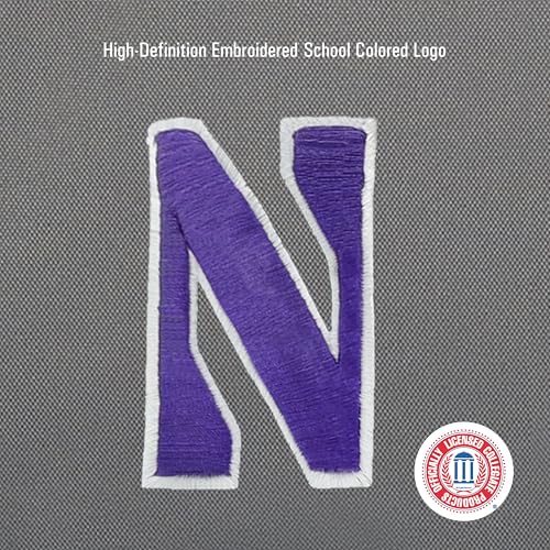 Image of JanSport NCAA Officially Licensed Backpack, Northwestern, Superbreak Plus with Padded 15'' Laptop Sleeve, Spacious Computer Bag for Men & Women, Durable Daypack with Bottle Pocket, Graphite Grey