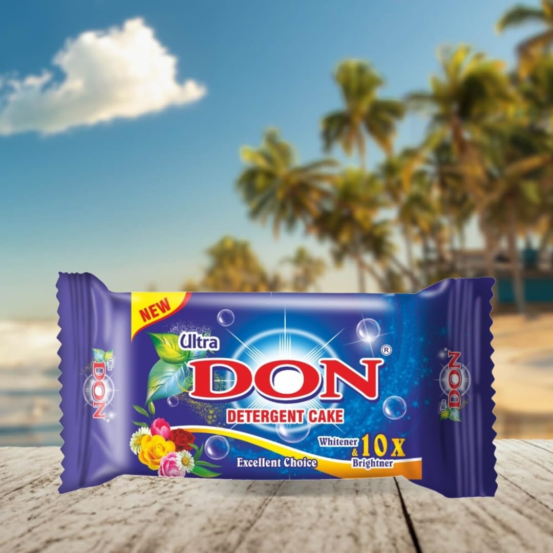 Ultra Don Detergent Bar, Laundry Detergent Bar For Clothes, Removes Tough Stains, New long lasting fragrance, 5x160 g 2