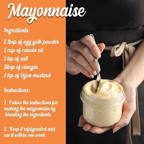 Miniatura 13 de Eggylicious - Polvo de huevo entero, proteína natural seca en polvo, hecho de huevos frescos, mezcla de blanco y yema, pasteurizado, sin OMG, sin