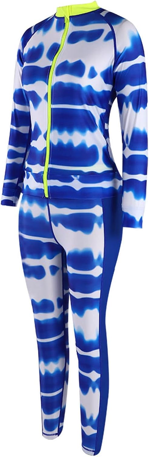 Women Long-Sleeve Sunscreen Swimsuit One Piece Long-Sleeve Surfing Suit Diving Suit Long Sleeve Bathing Suit New Surfing Snorkeling Clothing