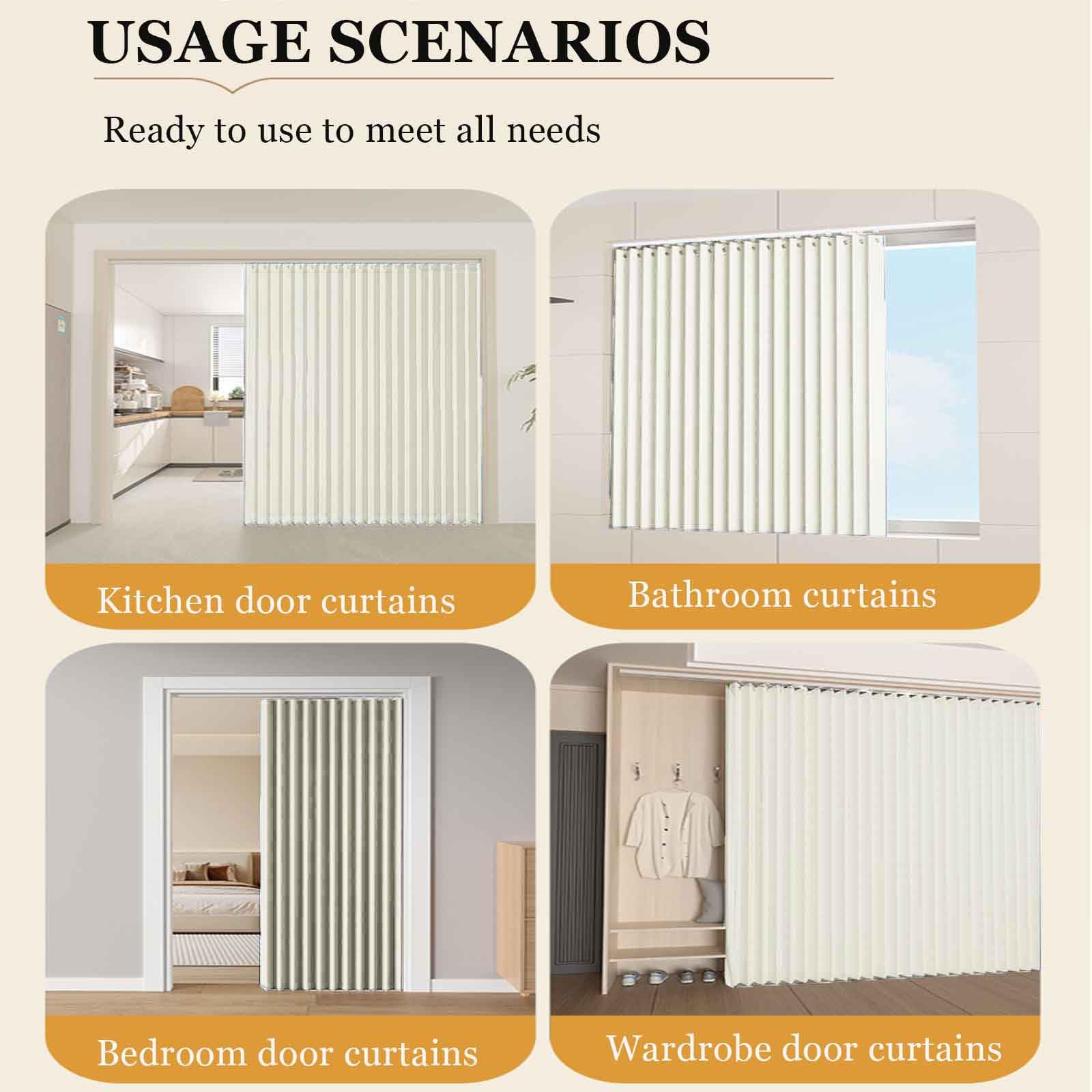 Separador magnético de habitación con barra telescópica, pantalla de privacidad plegable con aislamiento térmico para sala de estar y cocina (150 x 200 cm), ideal para ducha y separación de espacios