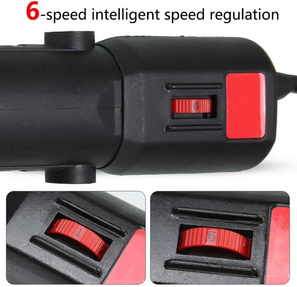 850W Horse Clipper 6 Speeds Animal Grooming Kit Professional Animal Scissors for Shaving Fur Wool (9 Tooth Curved Blade)