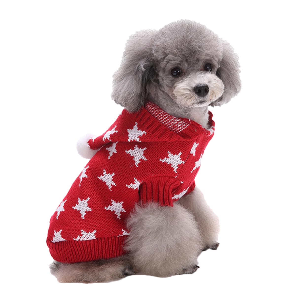 Kisangel Lot De 3 Sweats À Capuche pour Animaux De Compagnie Manteau Rouge pour Chien Pull pour Chien De Taille XL
