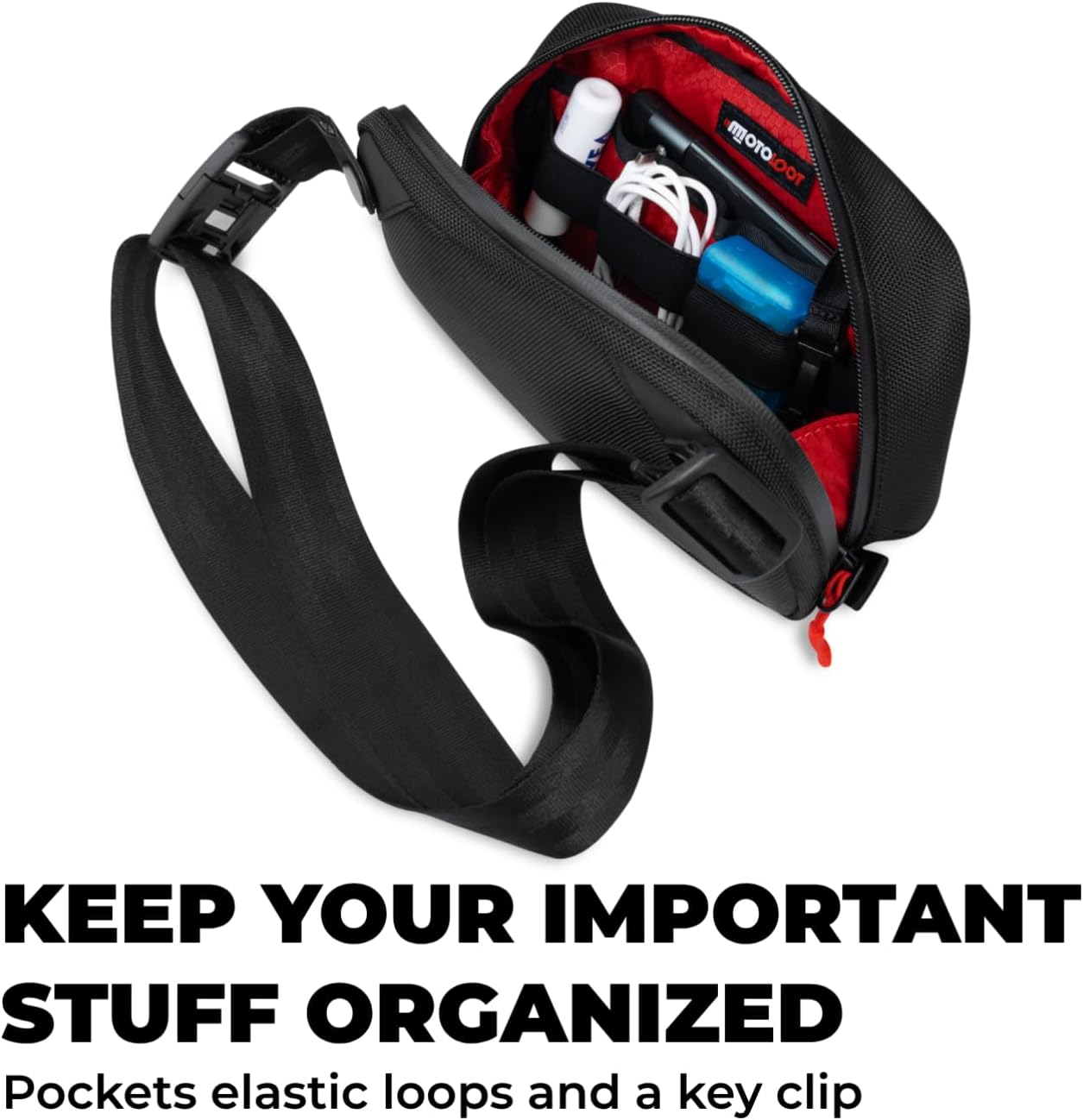 Sling Bag Backpack Crossbody Bag for Motorcycles, Scooters, Travel, Daily Use - Image 6